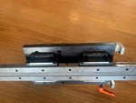 (2) Thk HRW27 Bearing Block W/ (1) 21-3/4" Linear Rail. Fixed Price $90.00.