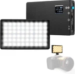 Bicolor Panel Mini Led Light For Professional Dslr Cameras Adjustable. Fixed Price $116.99.
