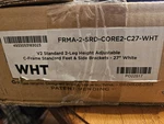 Uplift Desk V2 Leg Standing Frame Feet & Brackets White C27 New, Open Box. Fixed Price $30.00.
