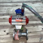 Triac 2R80SR Pneumatic Actuated Way Stainless Ball Valve, Limit Switch. Fixed Price $140.00.