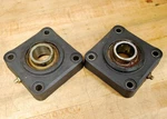 Sealmaster V-20R VS-102S Bearing 1-1/4" Bore With Mounting Plate Used. Fixed Price $8.64.