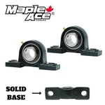 UCP211-35 Pillow Block Bearing 2-3/16" Bore 2-BOLT Self-aligning Solid Base QTY2. Fixed Price $71.95.