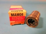 Thomson MAM08 Linear Bearing, Mm Bore, Metric Multitrac Ball Bushing(tm). Fixed Price $15.99.