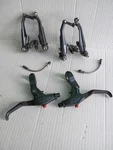 Avid Single Digit 7 V-brake Set Front Rear Mtb Linear Pull With Noodles/ Levers. Fixed Price $79.00.