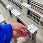 Lot Of (4) Festo Belt Driven Linear Actuators, ELGG-TB-GF-55-270-125H-M, 571060. Fixed Price $1500.00.