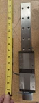 Two Thk SRS15WN Linear Motion Guides W/ Rail About 14" Long. Fixed Price $125.00.