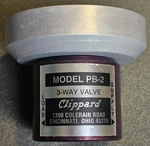 Clippard PB-2 Gn 3-WAY Valve. Open Box. No Screws. Looks Good. Untested.. Fixed Price $12.99.