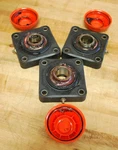 Sealmaster V-20R VS-102S Bearing, 1-1/4" Bore With Mounting Plate Used. Fixed Price $16.62.
