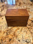 Mead's Diet Materials File Index Antique Box, Black, 8 Oz, 5 1/4" 3". Fixed Price $15.00.
