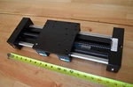 New 18" Thomson 2DB12 Super-slide Linear Ballscrew Actuator NEMA23 Motor Mount. Fixed Price $850.00.