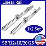 Linear Guide Rail L200 4500MM+SBR12/16/20/25UU Bearing Blocks Cnc. Fixed Price $78.00.