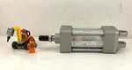 NCAY0-GEQ021-0200 Smc *used* Rod Cylinder. Fixed Price $28.00.