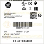 New VPL-B1152F-PJ12AA Ac Drive Ab Brand Fast Shipping VPLB1152FPJ12AA Zy. Fixed Price $2689.44.