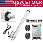 Dc 12V 12" Inch Linear Actuator W/ Wireless Remote Controller For Electric Power. Fixed Price $56.99.