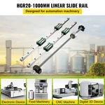 HGR20 1000MM Linear Guide Rail Set, RM1605 Ballscrew, BF12/BK12 Kit For Cnc. Fixed Price $137.99.