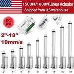 Eco-worthy Dc 12V 2"-18" Stroke Linear Actuator 1500N 330LBS Max Lift 10MM/S. Fixed Price $41.99.