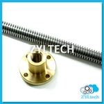 1/2-10 Single Start Acme Threaded Rod Lead Screw W/ Brass Nut 12" 24" 36" 48". Fixed Price $9.95.