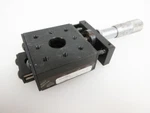 Edmund Optics 33-466 0.5" Travel X-axis Thru-hole Motion Stage Aperture. Fixed Price $149.14.
