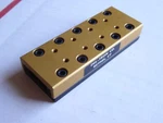 Nos New Del-tron NBT-1080A Crossed Bearing Slide 3.150" X 1.18" 2" Travel. Fixed Price $150.00.
