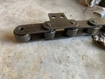3" Pitch Double 10' Conveyor Roller Chain W Mounts Connecting Link C2122H?. Fixed Price $259.95.