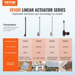 Vevor Linear Actuator 12V 20INCH 0.55"/S High Speed 220LBS/1000N IP54 Protection. Fixed Price $50.78.