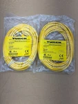 Lot Of 2X Turck Pkg 3M-5 Cordsets M8 Female Cut End Cable Connector U2515-71. Fixed Price $33.16.