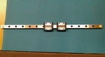 Ina Schaeffler Linear Rail With Blocks 87N5 Kume 12 14.25"L. Fixed Price $50.00.
