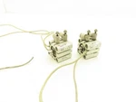 Smc CDQSB25-5D-M9BVLS Pneumatic Air Cylinder 25MM Bore Stroke 145PSI Lot OF2. Fixed Price $71.24.