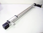 Parker SM232AE-NGSN Servo Motor & 40" Linear Rail Actuator With Slide Motion. Fixed Price $474.05.