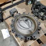 Milwaukee ML324E 16" Butterfly Valve, CF8M Disc, 150 Class, A16 - Used. Fixed Price $1353.74.