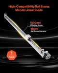 Vevor 1000MM Motorized Linear Guide Stage With Ball Screw - Nema 23 Stepper. Fixed Price $319.99.