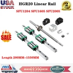 HGR20 Linear Rail SET+SFU1204/RM1605/SFU2005 Ball Screw 200-1550MM BK12/BF12 Cnc. Fixed Price $115.50.