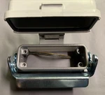 Thomas & Betts P/n PB416A, Pos-e-kon Single Lever Locking Panel Base W/ Cover. Fixed Price $100.00.