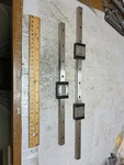 Used Pair Ina 87 K3 TKMD15-C .332 And .440 Linear Rails Bearing Blocks. Fixed Price $49.00.