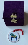 Hanna Andersson Christmas Ornament Holiday Ceramic 2005 Childrens Foundation Box. Fixed Price $21.95.