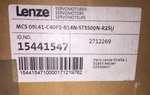 Lenze Servo Motor Type: MCS09L41-C40P2-B14N-ST5S00N-R2SU Id Nr: 15441547. Fixed Price $500.00.