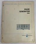 Hp Hewlett Packard 214A Pulse Generator Operating & Service Manual - Original. Fixed Price $26.99.