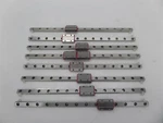 Lot Of Schneeberger MNN9-G3-SB Linear Guide Bearings W/ 8X MN9-G3-V1 VD4 Rails. Fixed Price $199.95.