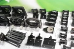 Assortment Lot Optical Stage Rail Platform Mount Clamp Holder Positioner & Parts. Fixed Price $34.95.