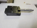 Del-tron 751 Ball Slide Linear Motion Positioning Stage With Micrometer. Fixed Price $98.00.