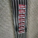 New Uncut Kbs Tour Lite Steel Iron Stiff Flex 4-PW 7 .355 Taper Tip. Fixed Price $209.99.