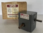 Dayton Right Angle Gear Reducer 58 Rpm 0.13 Hp Input 107 In-lb #6Z451 Nob. Fixed Price $342.71.