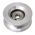 10X60X25MM Bearing Steel Aluminum Passive Round Guide Pulley Wheel Rail Roller. Fixed Price $25.66.
