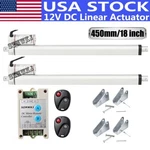 2PCS 18" 1000N Dc Linear Actuator Motor +positive Inversion Controller +brackets. Fixed Price $119.99.