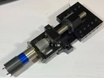 Motorized Precision Linear Stage, 1" Travel, 12VDC Gearmotor, Iko Crossed Roller. Fixed Price $250.00.