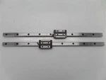 Lot Of - Thk GSR20T Ball Bearing Linear Guide Blocks W/ 22IN Rails. Fixed Price $49.95.
