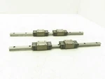 Thk HSR15 Linear Bearing 2-BLOCK Guide Rail 15MM X 400MM 15-3/4" Lot Of. Fixed Price $74.99.