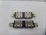 Lot Of 4 Thk SRS9M Linear Guide Blocks W/ 3" Rails. Fixed Price $19.95.
