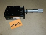 Parker 4504M Micrometer Positioning Stage Linear Actuated Fixture Lot # 12. Fixed Price $150.00.
