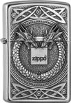 New Zippo Dragons Twin 3D Effect Petrol Cigarette Lighter Design Windproof. Fixed Price $94.51.